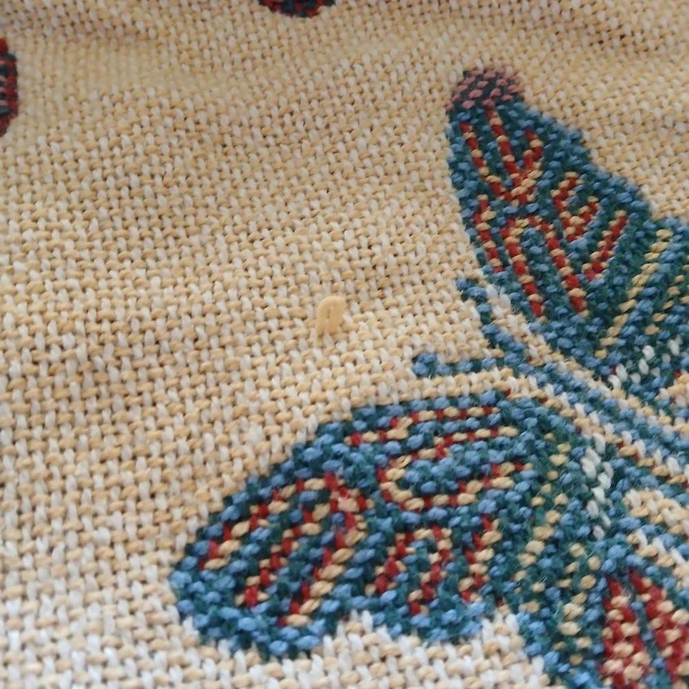 Bob Timberlake Butterfly Floral Tapestry Throw Blanket Cottagecore 64